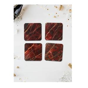 Posavasos de piedra de forma cuadrada con estilo clásico, alfombrillas y almohadillas de decoración del hogar de la mejor calidad - Product Image 2