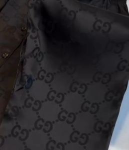 Personalizado de alta calidad barato impreso 190T tela de forro de tafetán 100% poliéster 68 ''teñido negro para Camisas Pantalones - Product Image 2