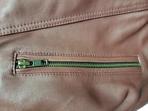 New <b>Men's</b> Style <b>Sheepskin</b> Real <b>Leather</b> <b>Jacket</b> Best Selling Winter <b>Jacket</b> Stand Collar and Zipper Closure OEM Service Plain Dyed - Product Image 5