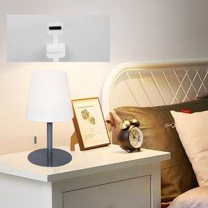 Portable Rechargeable Battery <b>LED</b> RGB <b>Table</b> Lamp Modern European Design 3 Color Options ABS Oval 5V DC IP44 Waterproof 200 - Product Image 5