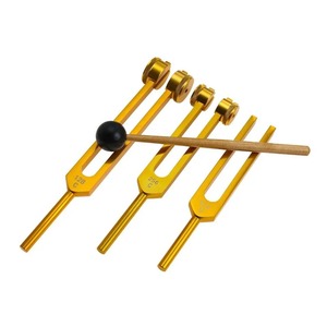 Diapasones Manuales de Aleación de Aluminio Ponderados 128HZ 256HZ, Juego de 3, Instrumento Quirúrgico para Sanación por Sonido, ENT, Chakra, Certificado ISO - Product Image 2