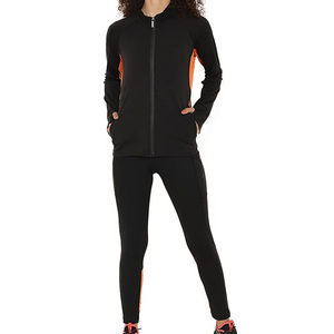 Omen 2 piezas conjunto chándal liso Slim Fit 100% algodón polar chándal estampado personalizado pulóver deportes chándal para mujer 2026 - Product Image 1