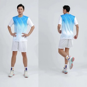 ชุดเสื้อเจอร์ซีย์ฟุตบอลสำหรับผู้ชายใส่ได้ทั้งชายและเยาวชนเสื้อแขนสั้นแห้งเร็วออกแบบได้ตามต้องการ - Product Image 2