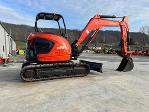 En stock : Mini-excavatrice Kubota U55-5, pelle sur chenilles de 5,5 tonnes, mini-excavatrice à queue zéro de 5 tonnes pour travaux urbains et aménagement paysager - Product Image 5