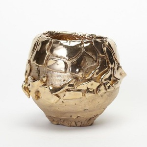 Modern Designer Metal <b>Vase</b> Home Decor | Luxury Brass Decorative Flower <b>Vase</b> - Product Image 3