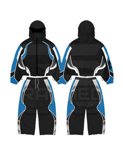 Chaqueta y Pantalón Cortavientos 100% Nailon con Paneles Reflectantes con Logotipo, Diferentes Colores, Chándal Cortavientos para Hombre - Product Image 3