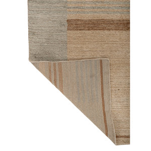 Tesoro Classic Gold Hand Loom Wool Rugs <b>Fluffy</b> 10mm Rectangle Hallway Striped <b>Carpet</b> for Home Model Hwl-505 - Product Image 5