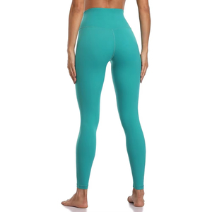 2025 dernière Collection léger taille haute Yoga Leggings pour femmes séchage rapide respirant Logo personnalisé taille élastique - Product Image 4
