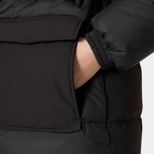 Chaqueta de Plumón para Mujer, Estilo Vintage, Negra, OEM, con Capucha Ajustable, Acolchada, de Invierno - Product Image 5