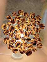 World Craft Impex – Bases de boutons en corne de buffle les plus vendues, technique brute au toucher naturel, couleur naturelle, rustique, haute qualité, pour l'industrie