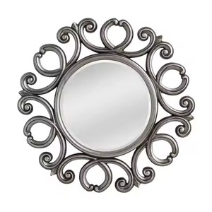 Miroir mural exclusif en métal au design moderne fait main pour la décoration de la chambre et du salon à un prix abordable