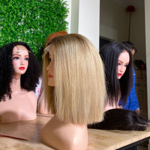 Perruques de cheveux humains avant en dentelle transparente pour les femmes noires 360 perruques frontales en dentelle sans colle 100% vendeurs de perruques en dentelle complète vierge - Product Image 2