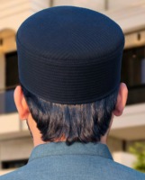 Chapeau de prière musulman respirant à coutures soignées pour adultes - Vêtement décontracté pour hommes, idéal pour le sport quotidien en extérieur, imperméable et ajustable, toutes saisons
