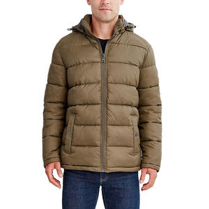 Insulated sleeve <b>mens</b> puffer jacket premium texture padded lining OEM ODM fashionable strong outdoor wear - Product Image 5