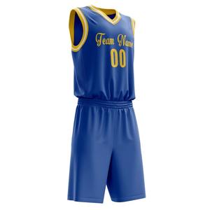 Uniformes de Baloncesto Transpirables de Secado Rápido al por Mayor, 100% Poliéster, Conjuntos de Uniformes de Equipo con Diseño Personalizado e Impresión Digital - Product Image 4