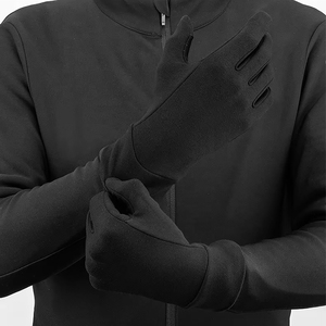 Gants de course classiques pour le travail, respirants, couleur unie personnalisée, tissu tendance, gants de course - Product Image 2