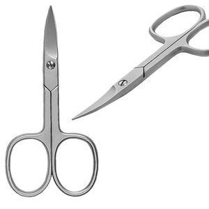 Tijeras de Uñas Profesionales de Acero Inoxidable Curvadas y Duraderas, Ligeras, con Punta Afilada, Diseño Simple, Cuadradas, Suaves y Limpias para Recortar las Uñas - Product Image 4