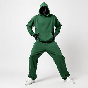 Conjuntos Deportivos de 2 Piezas para Hombre con Logotipo de Marca Personalizada, 100% Algodón, Ropa Deportiva, Ropa de Entrenamiento, Gimnasio, Cómodos Conjuntos Deportivos y Sudaderas con Capucha - Product Image 5