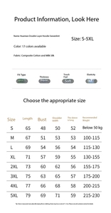 Sweat-shirt à capuche unisexe en coton 300g, coupe ample, tendance automne, 17 couleurs, prix usine Chine Bangladesh - Product Image 2