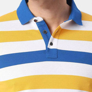 Polo personalizado de 25 poliéster y algodón con logotipo de sublimación para hombre, camiseta Polo de Golf con estampado de uniforme de rendimiento empresarial - Product Image 6