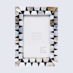 Cadre photo en bois MDF festif personnalisable pour usage domestique incrustation de vacances décor de Noël cadres en bois - Product Image 2