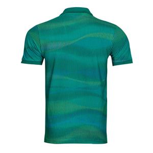 เสื้อโปโลสำหรับผู้ชายผ้าคอตตอนปักลายสีพื้นผ้าถักสำหรับ100% ตีกอล์ฟแห้งเร็วงานตามสั่ง - Product Image 2