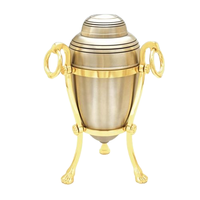 Urne funéraire en laiton de qualité supérieure Style américain Mémorial pour adultes Cendres funéraires Souvenir Direct Fabricant Top Leading Design