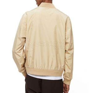 Venta al por mayor de chaqueta de bombardero de los hombres de tela de alta calidad, ajuste moderno, OEM chaqueta disponible para los hombres, chaquetas de los hombres - Product Image 3