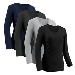 เสื้อวิ่งแขนยาวสำหรับผู้ชาย, เสื้อกีฬาแขนยาวเสื้อยืดเต็มแขนเสื้อสำหรับใส่ไปยิมฟิตเนสเทรนนิ่งระบายอากาศได้ดีแห้งเร็ว - Product Image 3