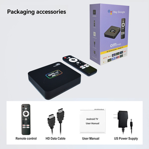 أوم ماكس اندرويد 9 تي في بوكس S905L3 1 جيجابايت 8 جيجابايت رباعي النواة 4K UHD جهاز بث ذكي مجموعة توب بوكس مزدوج واي فاي BT5.0 جهاز تحكم عن بعد - Product Image 6