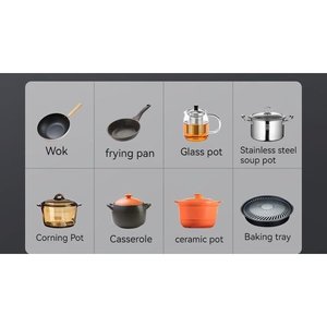Table de cuisson électrique portable en céramique 2200W, compatible gaz, pour usage domestique - Product Image 5