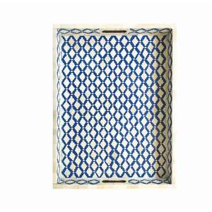 Plateau de service en nacre fait à la main en coquillage de mer Vaisselle de cuisine et de salle à manger Plateau de service Vaisselle de qualité supérieure Taille 12x8 pouces - Product Image 3