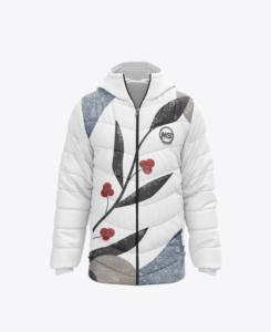 Venta al por mayor de fábrica, chaquetas acolchadas para hombre, chaqueta estampada por sublimación, abrigo de burbujas de poliéster teñido liso, chaqueta hinchada cálida a prueba de viento para hombre - Product Image 5