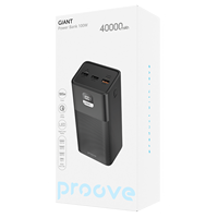 Proove Giant 100W 40000mAh Power Bank avec plusieurs ports pour mobile et ordinateur portable