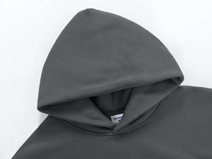 Fabricant OEM pur coton impression personnalisée logo meilleure qualité pulls à capuche de base et sweats à capuche grande taille streetwear. - Product Image 4