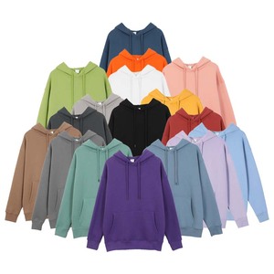 เสื้อฮู้ดผู้ชายผ้าฝ้ายขนแกะไซส์ใหญ่พิเศษ, เสื้อฮู้ดแบบสวมหัว - Product Image 1