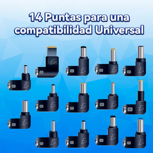 Kit di 14 punte ELE-GATE con cavo adattatore da USB-C a DC, adattatore di alimentazione per laptop (Modello WI.194) - Nuovo di zecca - Product Image 6