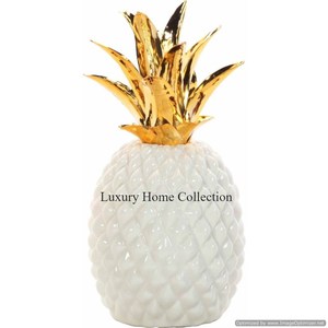 Refroidisseur de vin et seau de refroidisseur durables en métal de forme d'ananas pour le refroidisseur de baignoires de boissons d'organisation de stockage de vin et de Champagne - Product Image 1