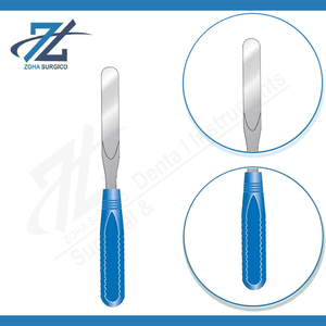 Capener Lamina Gouge, instrument chirurgical manuel en acier inoxydable, manche en acétal bleu, longueur 265 mm, largeur 6 mm, certifié CE, usage général - Product Image 3