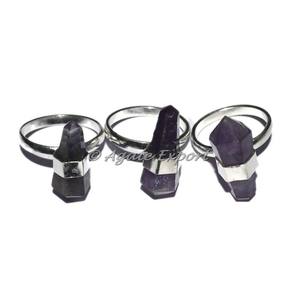 การรักษาด้วยคริสตัลอัญมณี7จักระหินพลอยหัวลูกศรคริสตัลแหวนจักระ - Product Image 6