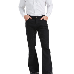 Pantalones de Hombre de Estilo Nuevo para Uso en Exteriores, Lavados, de la Mejor Calidad, de Color Sólido, con Campana en el Bajo, a Precio Económico - Product Image 4