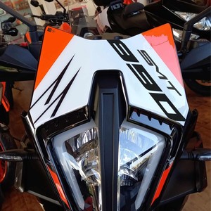 Adesivo 3D Personalizzato per Protezione Frontale Parabrezza Moto per KTM 890 SMT 2025 - Product Image 1