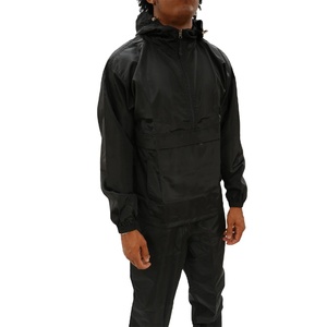 Veste et pantalon de survêtement imperméables et réfléchissants pour homme, style streetwear, vêtements techniques, logo personnalisé OEM - Product Image 1