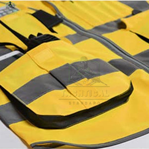 Chaleco de Seguridad Cómodo de Algodón/Poliéster para Trabajo, ANSI Clase 1, Impermeable, con Luz LED, Logotipo/Color Personalizado, Alta Calidad - Product Image 4