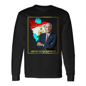 T-shirt promozionale a maniche lunghe del Re Reza Pahlavi - Product Image 2