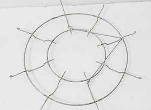 Powder Coated Wire <b>Wreath</b> Frame Hanger Metal Succulent Pot Hanging Planter Basket Holder Stylish Indoor <b>Outdoor</b> Garden Decor - Product Image 4