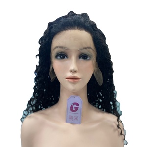 Vente en gros 13x6 perruques frontales droites de cheveux humains longs 100% extension de cheveux vierges de haute qualité dentelle suisse transparente non traitée - Product Image 3