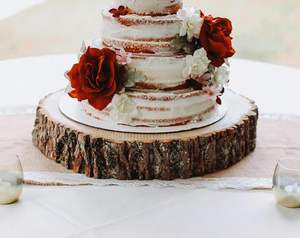 Support de gâteau de mariage de qualité supérieure, Design personnalisé, support de gâteau en bois pour la décoration de la maison, décoration de mariage et de Restaurant - Product Image 6