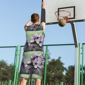 Maillots sans manches respirants de haute qualité pour hommes, shorts imprimés BSCI, vêtements de sport en polyester, tailles XS, styles variés pour sublimation - Product Image 3