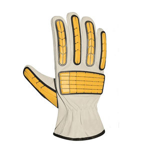 Guantes de Impacto de Cuero de Alto Rendimiento 2025, Protección TPE Resistente a Cortes, Resistencia al Calor, Antiestáticos para la Industria Petrolera - Product Image 1